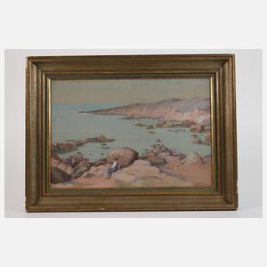 O. Blum, Mann am Meer