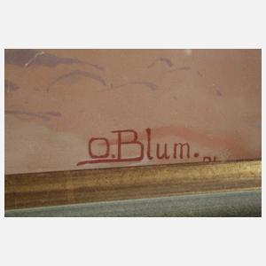 O. Blum, Mann am Meer