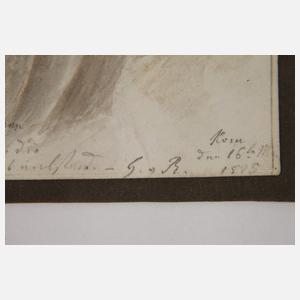 August Grahl, Portrait der Frau von Reinick