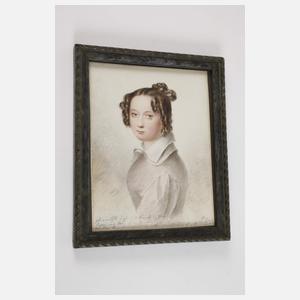 August Grahl, Portrait der Frau von Reinick