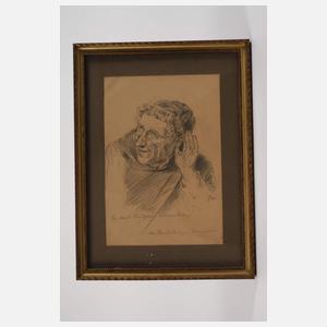 Eduard von Grützner, attr., Der schwerhörige Mönch