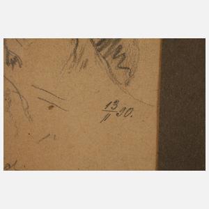 Eduard von Grützner, attr., Der schwerhörige Mönch