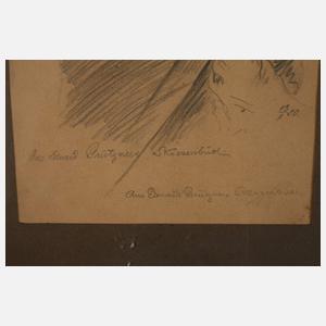 Eduard von Grützner, attr., Der schwerhörige Mönch