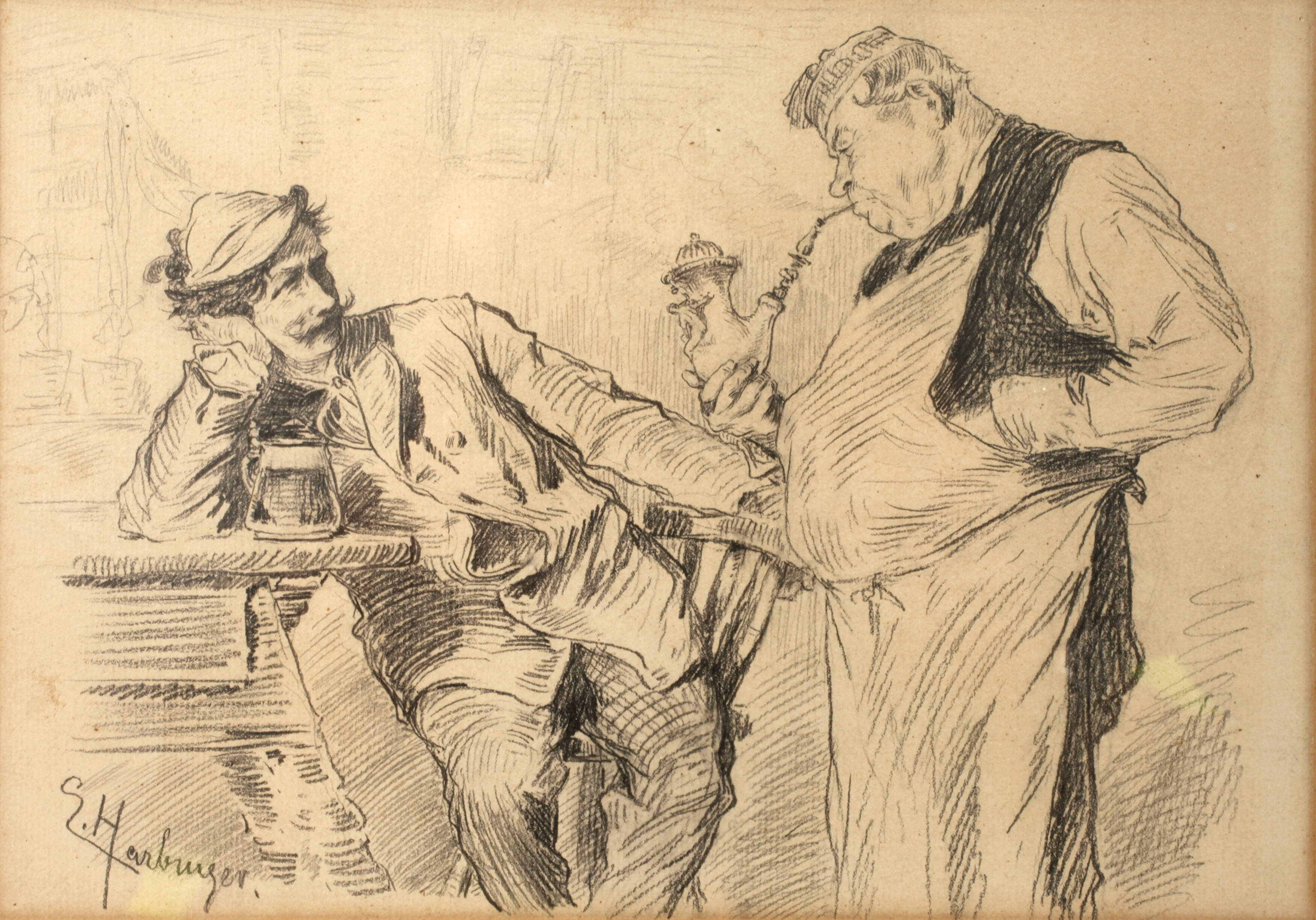 Edmund Harburger, "Der neue Meerschaumpfeifenkopf"