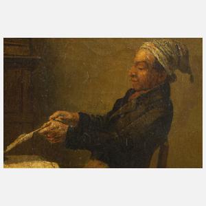 Frans Meerts, attr., "Der Federspitzer"