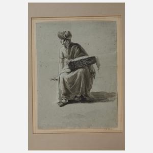 Schotel, attr., Frau mit Wäschekorb