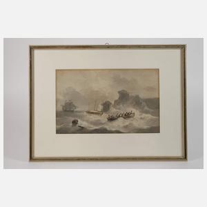 Petrus Johannes Schotel, Stürmische See