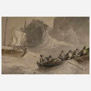 Petrus Johannes Schotel, Stürmische See