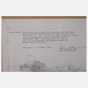 Petrus Johannes Schotel, Stürmische See