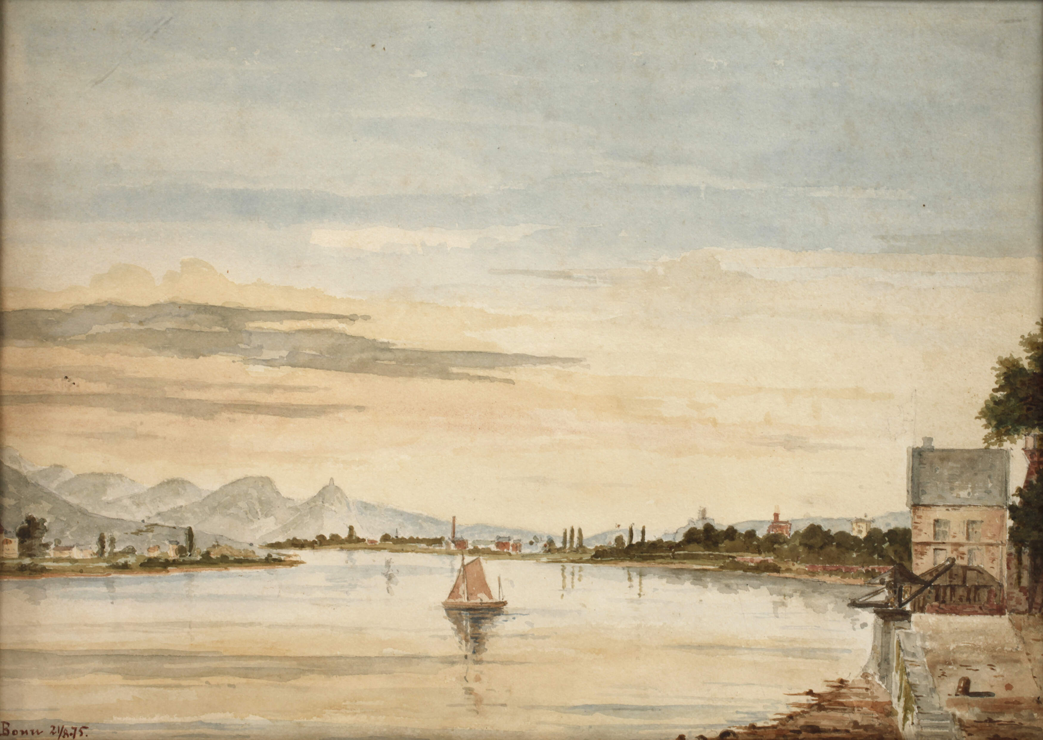 Heinrich Wenck, attr., Das Siebengebirge