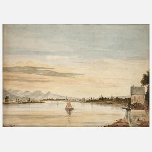 Heinrich Wenck, attr., Das Siebengebirge