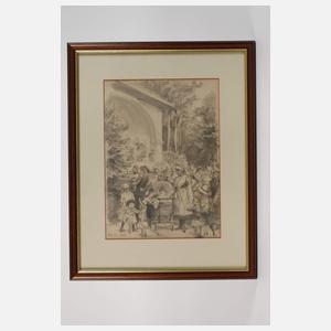 Anton von Werner, "Konzert in Heringsdorf"