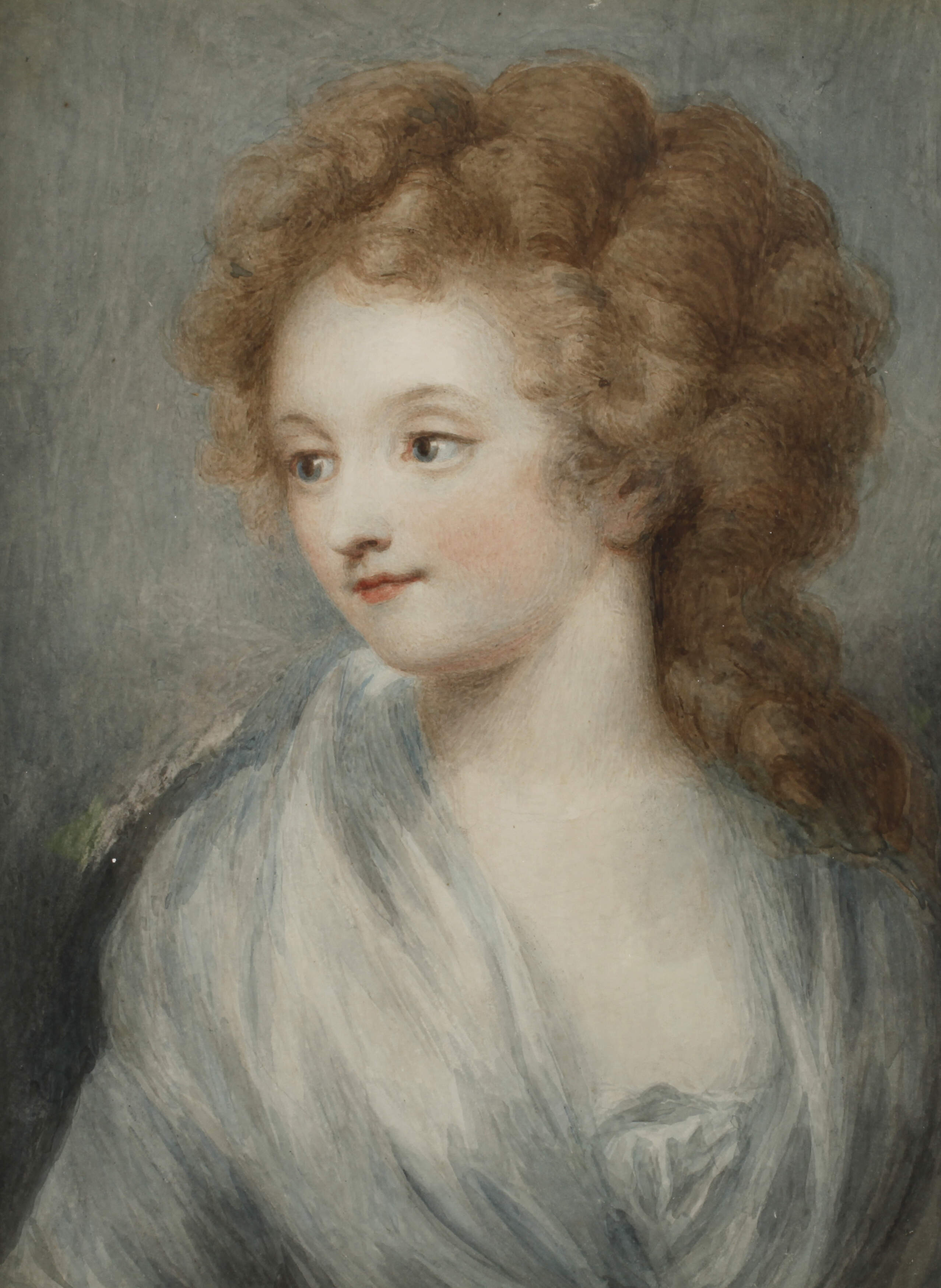 Spätklassizistisches Damenportrait