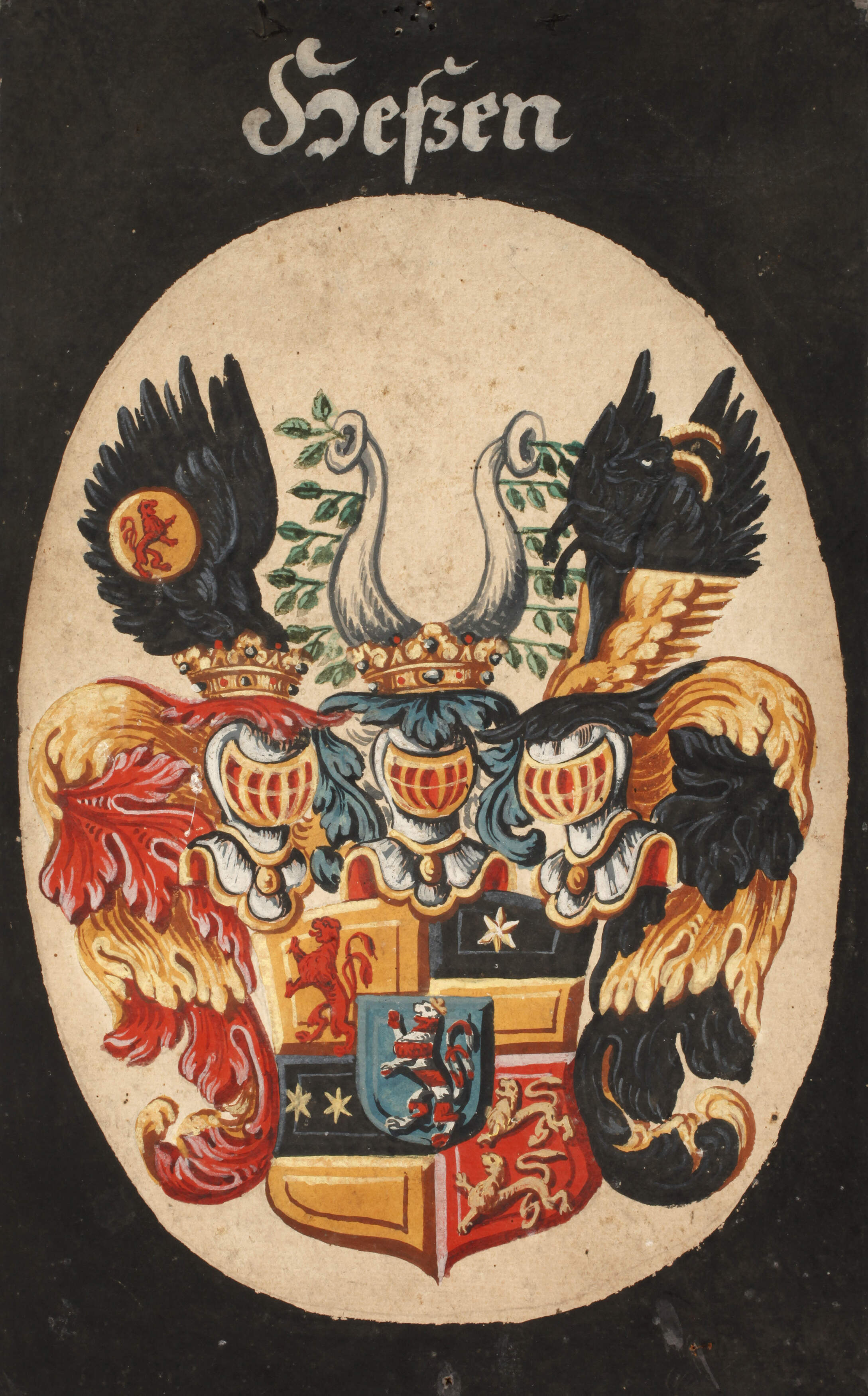 Wappentafel, Haus Hessen