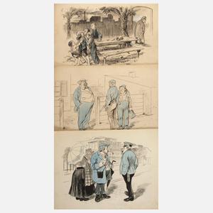 Josef Benedikt Engl, Konvolut Illustrationen