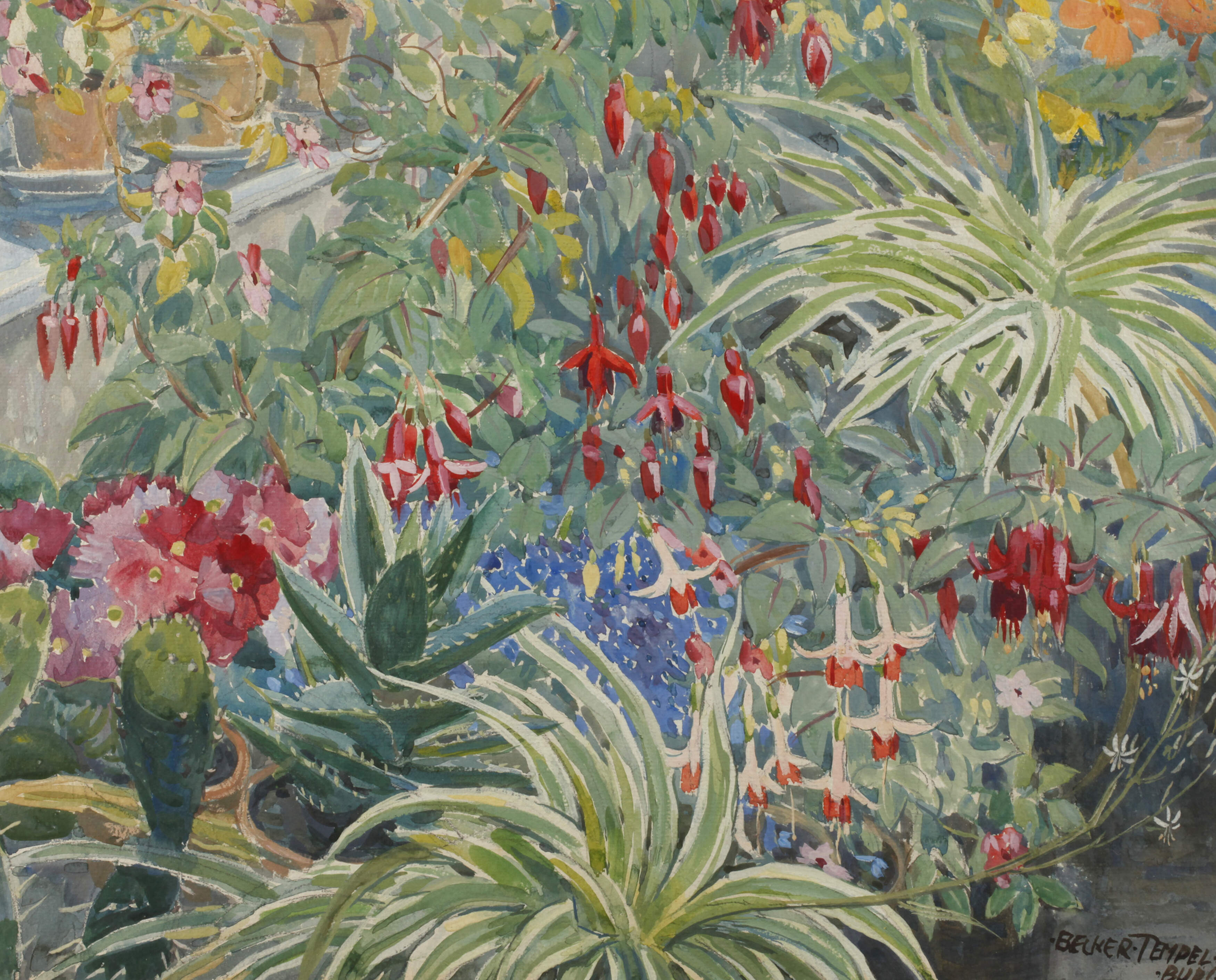 Franz Becker-Tempelburg, Blumenstück