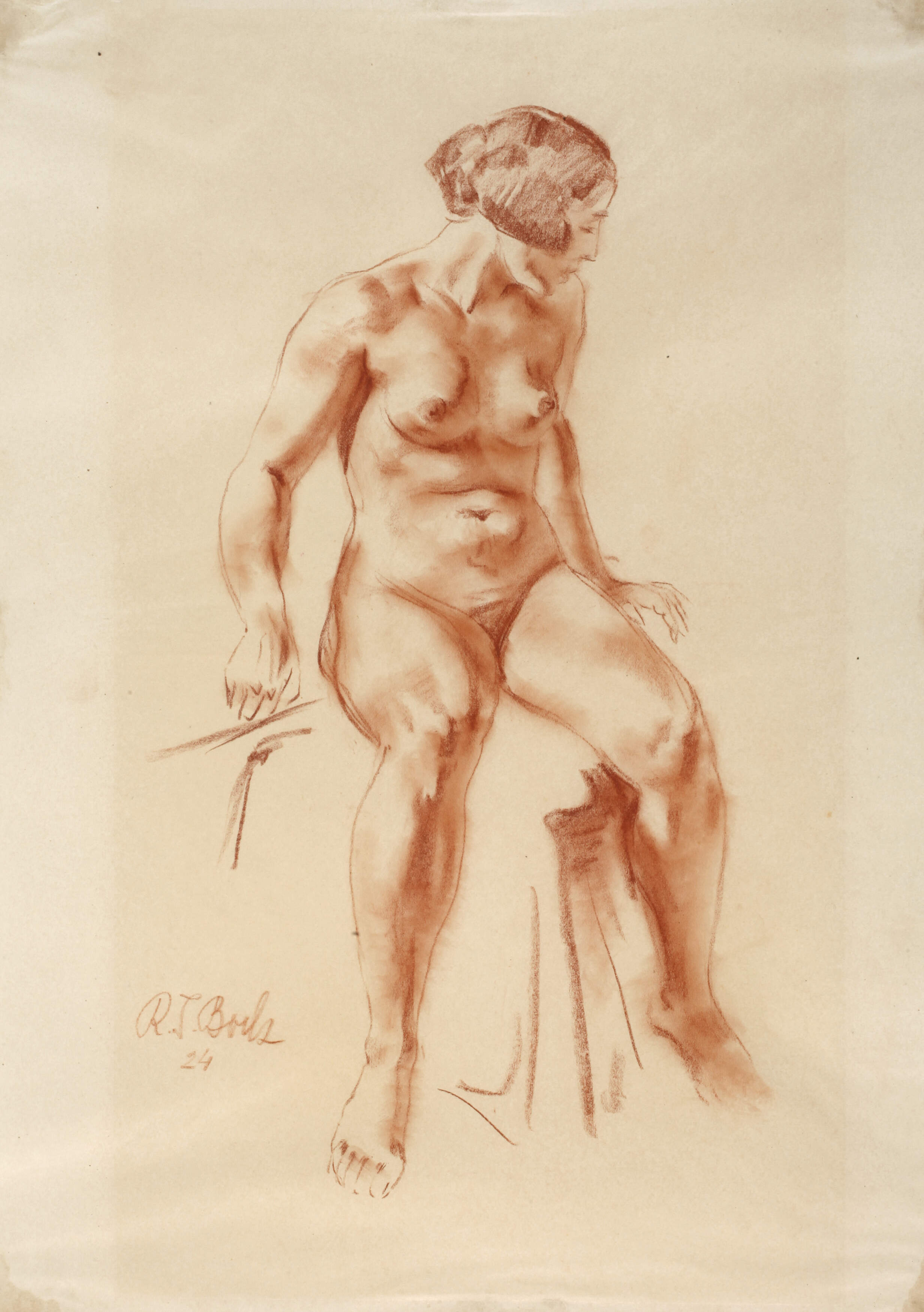 Robert Jacob Bock, "Sitzende"