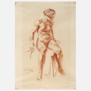 Robert Jacob Bock, "Sitzende"