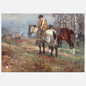 Willy Brandes, Motiv aus dem Dreißigjährigen Krieg