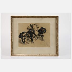 Otto Dill, Pferde in der Schwemme