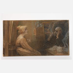 Henri Privat-Livemont, "Conversation"