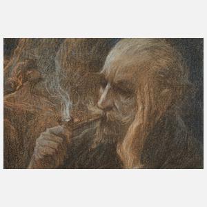 Henri Privat-Livemont, "Conversation"