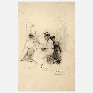 Max Kuchel, "Malweiber" auf Kattwyk