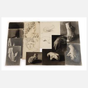 Hedwig von Lepel-Gnitz, Mappe mit Studienzeichnungen