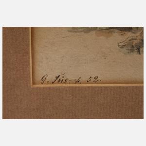 Gustav Süs, Begräbnis im Wald