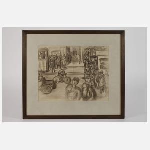 Leo Prochownik, attr., In der Großstadt