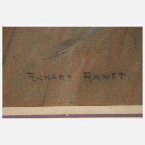 Richard Ranft, Dame auf dem Bootssteg