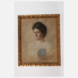 Otto Sander-Herweg Pastell, Damenportrait