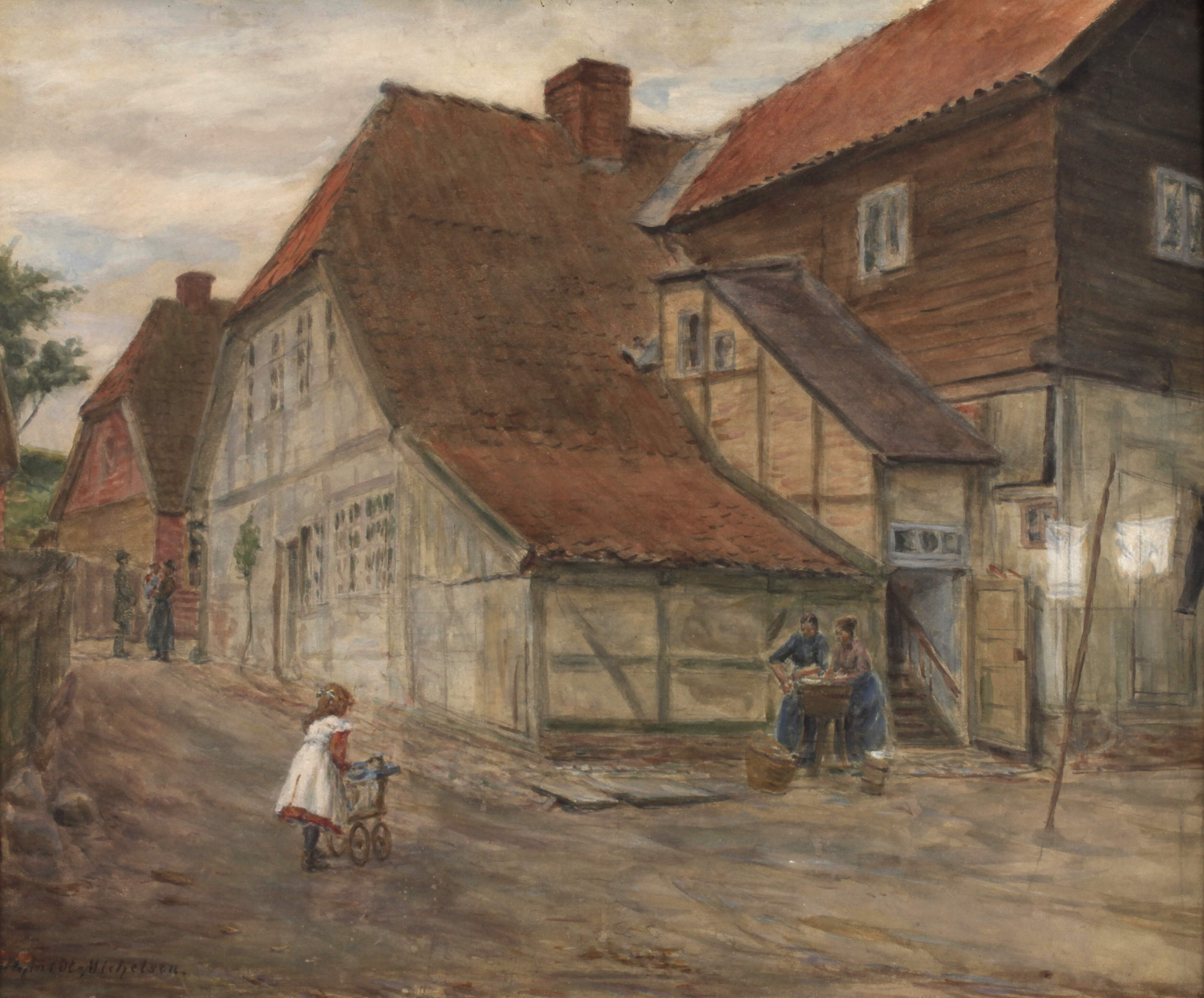 Alexander Schmidt-Michelsen, Auf der Dorfstraße