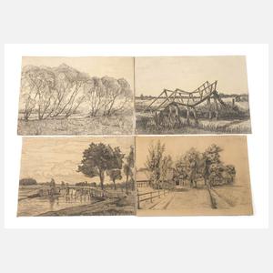 Karl Schwally, Konvolut Umgebung von Worpswede