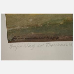 H. Seemann, "Vorfrühling im Frankenwald"