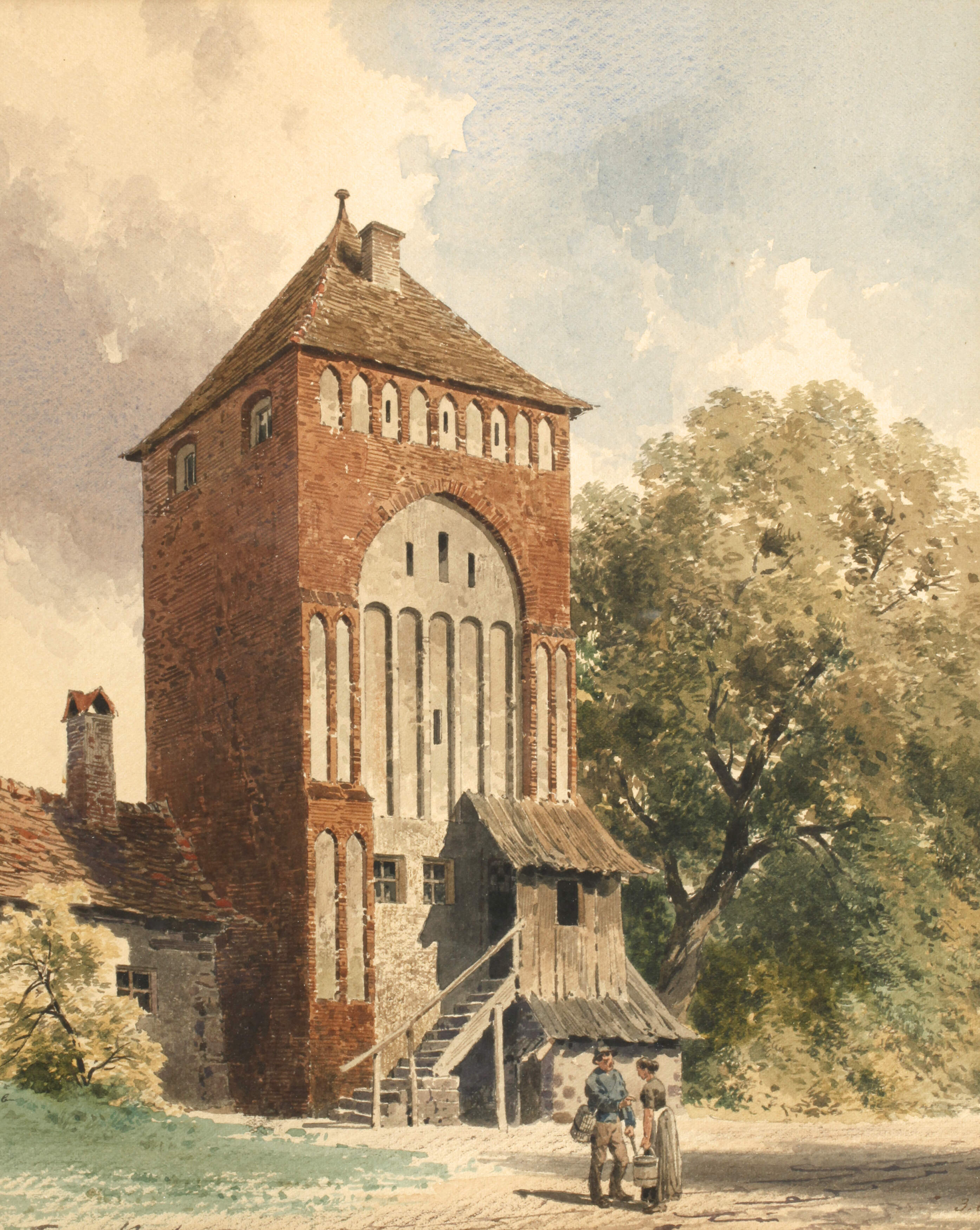 Gottlob Theuerkauf, Das Anklamer Tor in Usedom