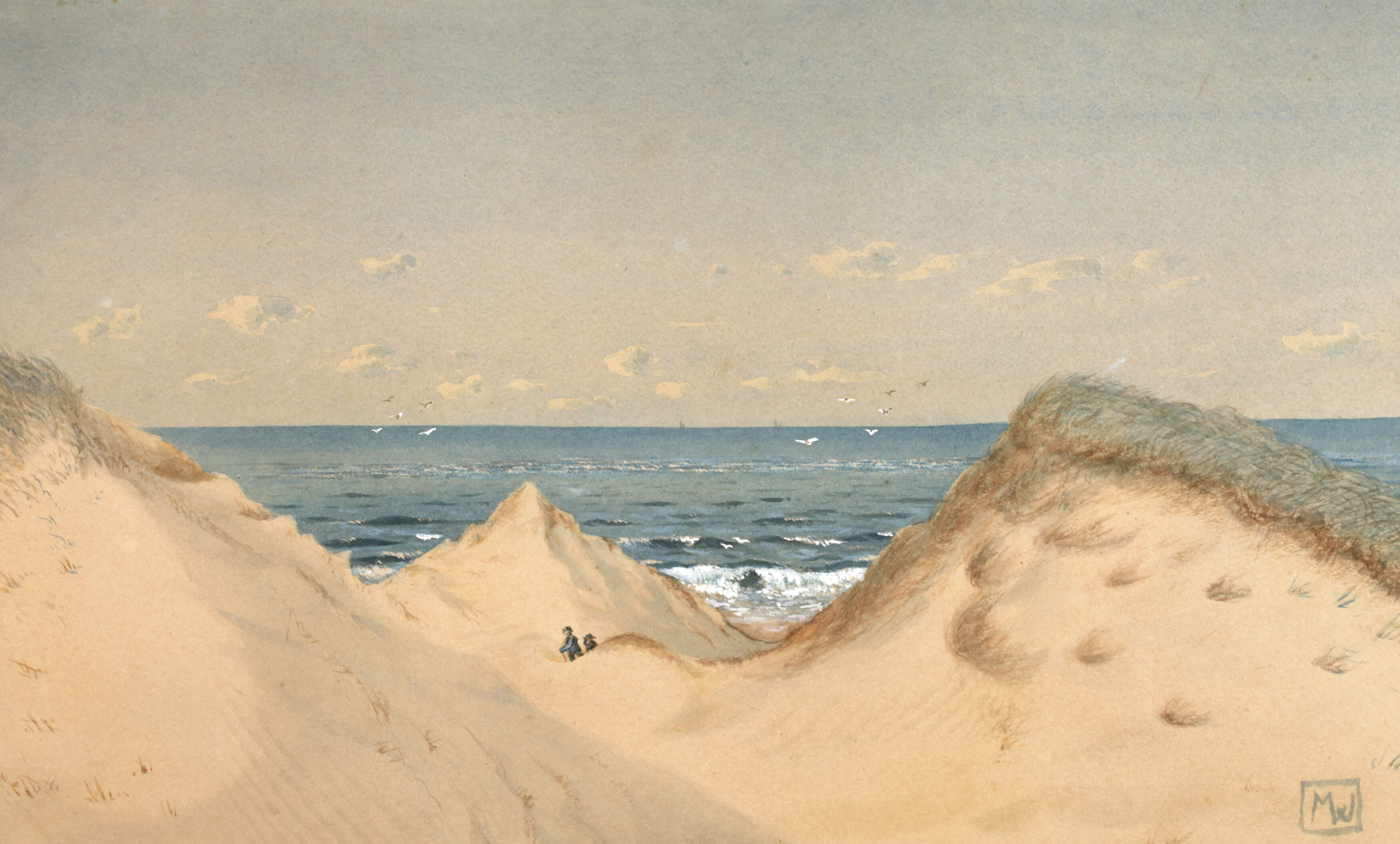 Magnus Weidemann, attr., Dünen auf Sylt