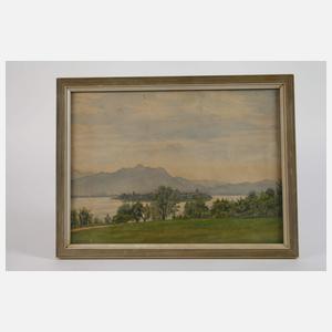 Ela Werner, attr., Blick auf die Fraueninsel