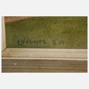 Ela Werner, attr., Blick auf die Fraueninsel