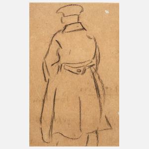 Heinrich Zille, attr., Figurenstudie