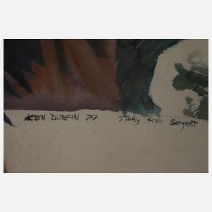 Ken Duffin, Maler in Landschaft