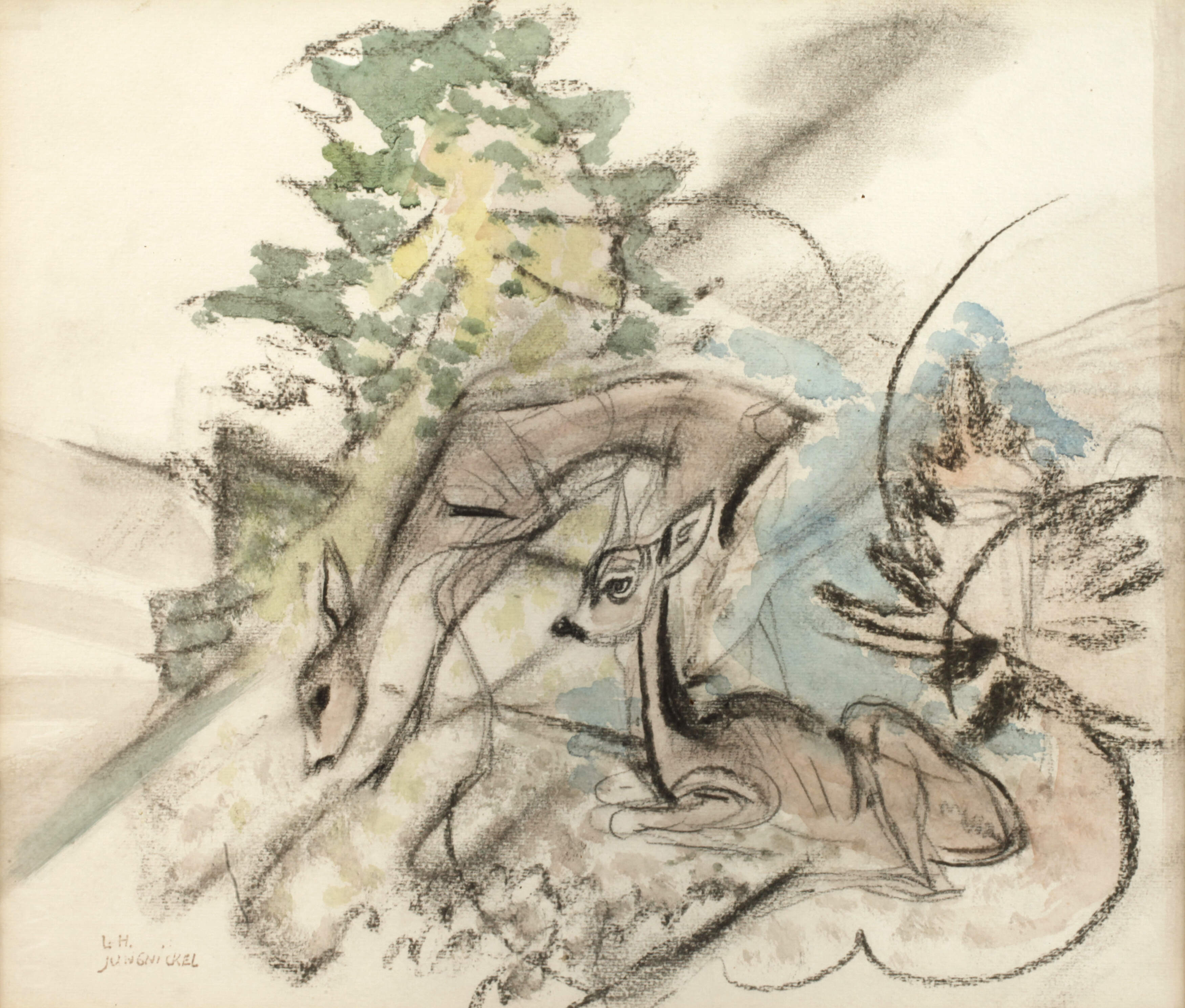 Ludwig Heinrich Jungnickel, Rehe