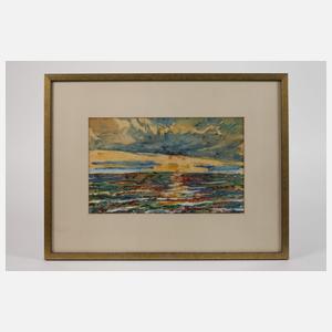 Albert Klatt, Sonnenuntergang auf Sylt