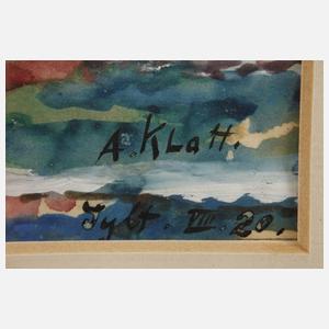 Albert Klatt, Sonnenuntergang auf Sylt