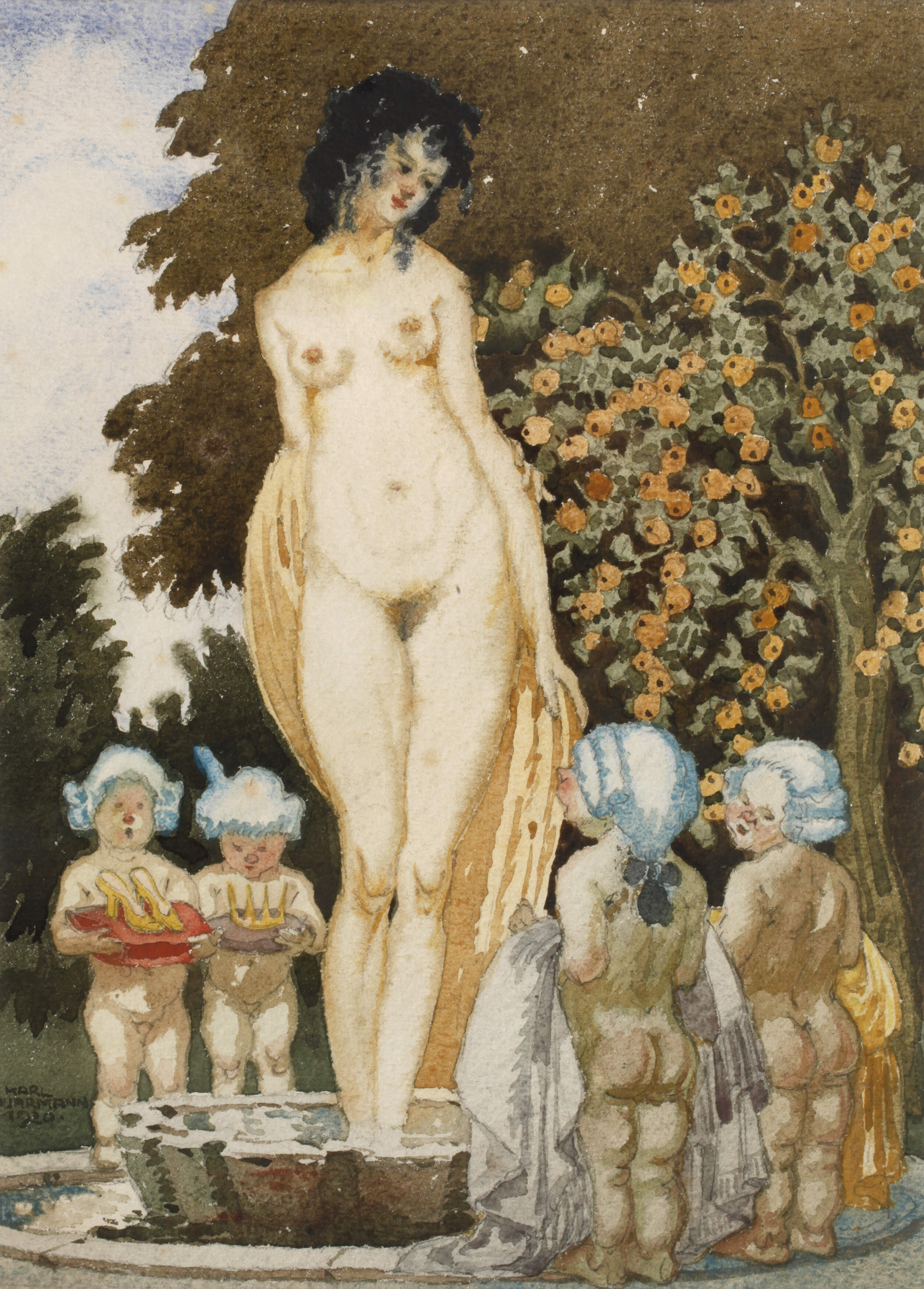 Karl Purrmann, Badende