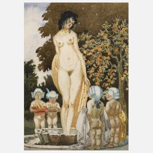 Karl Purrmann, Badende