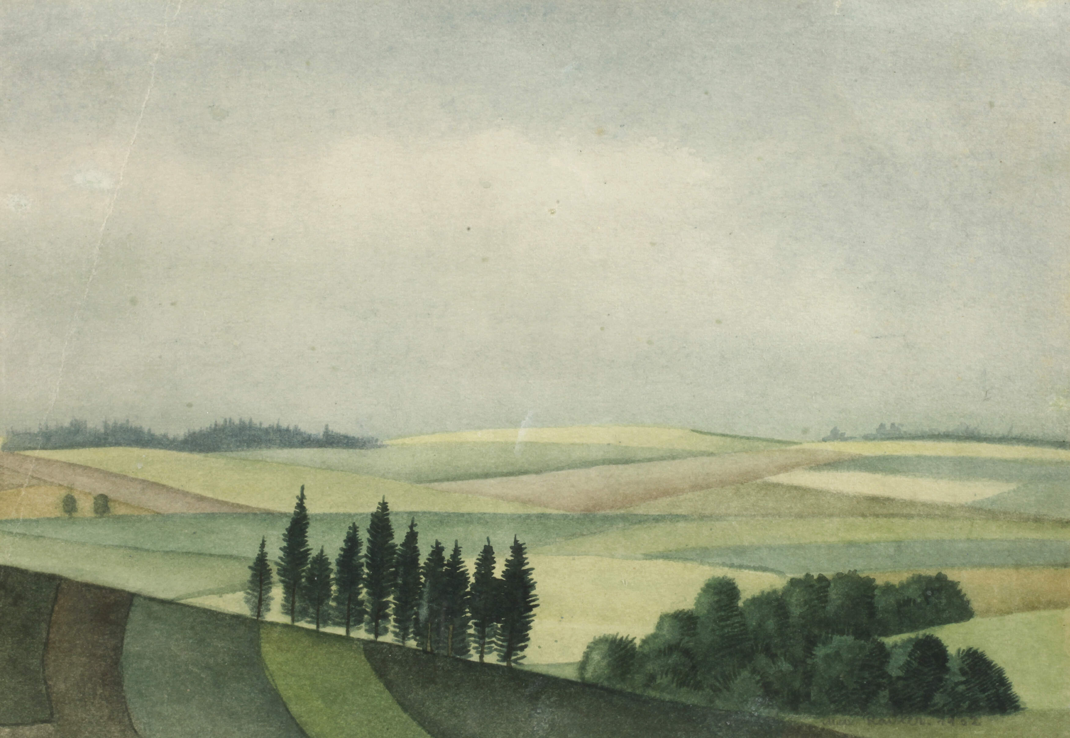 Max Radler, Landschaft bei Zeulenroda