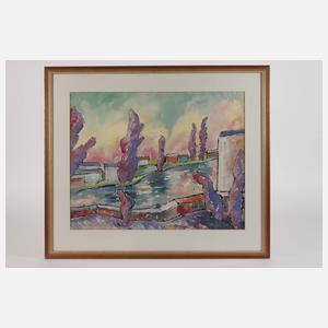 Erwin Schoultz-Carrnoff, Französische Landschaft