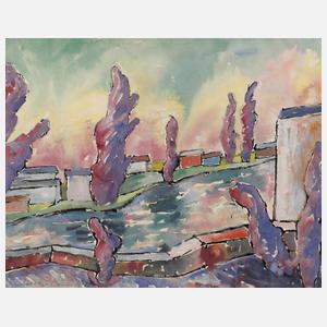 Erwin Schoultz-Carrnoff, Französische Landschaft