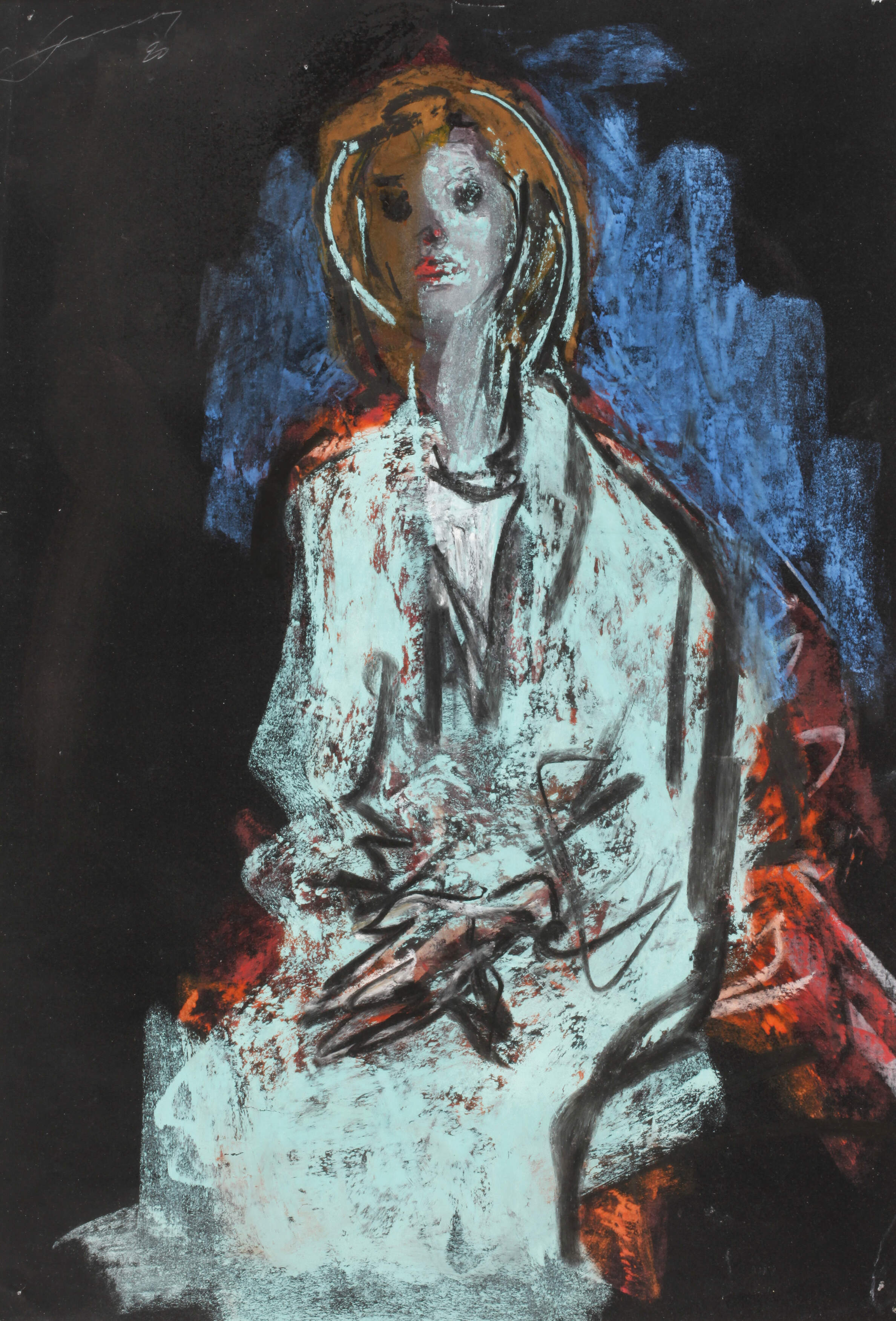 Friedrich von Bömches, Sitzende Dame